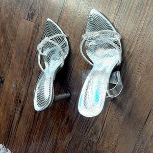 Silver sandals new